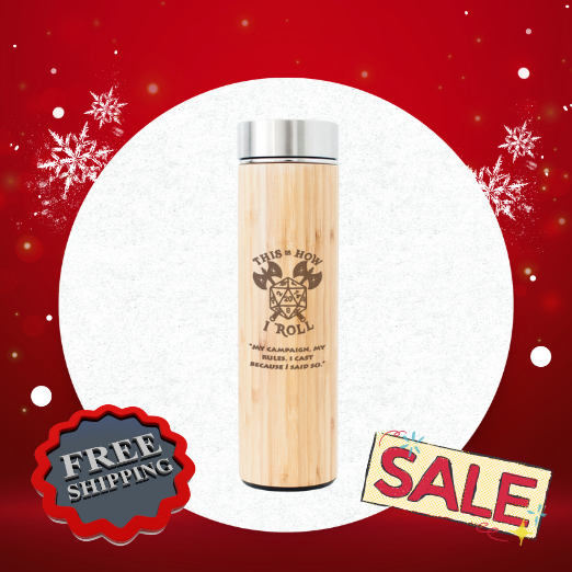 D&D Bamboo Water Bottle