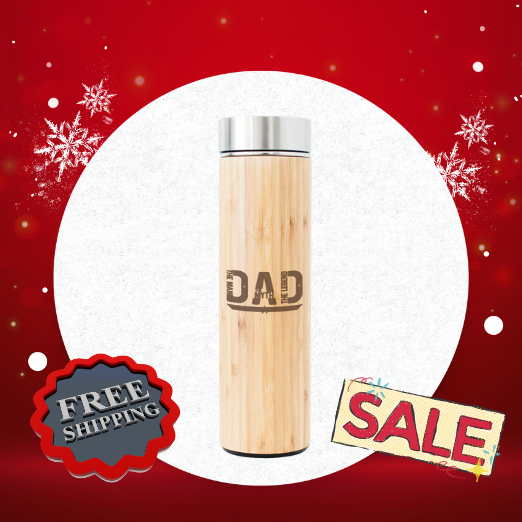 DAD Bamboo Water Bottle Hero Myth Legend