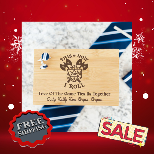 Custom Design D&D Tie Box with kids names