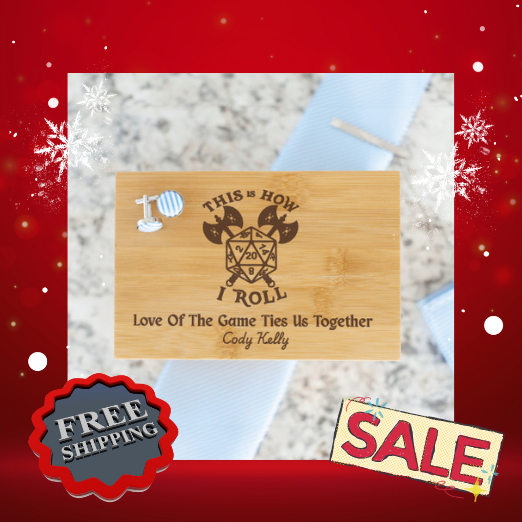 Custom Design D&D Tie Box with kids names