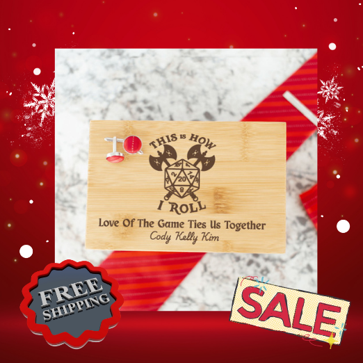 Custom Design D&D Tie Box with kids names