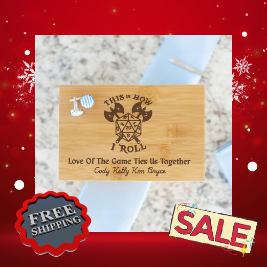 Custom Design D&D Tie Box with kids names