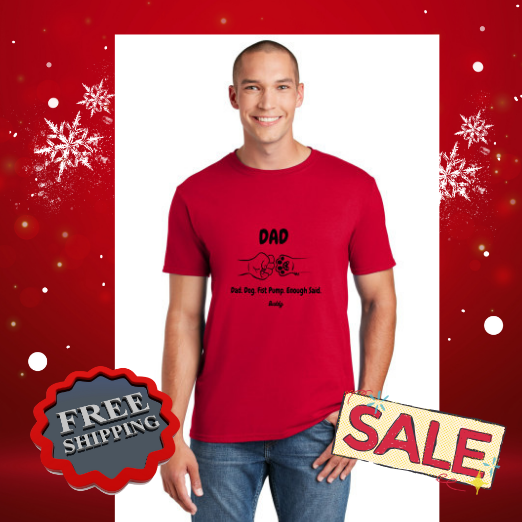 Dad Dog Paws Fist Pump Shirt