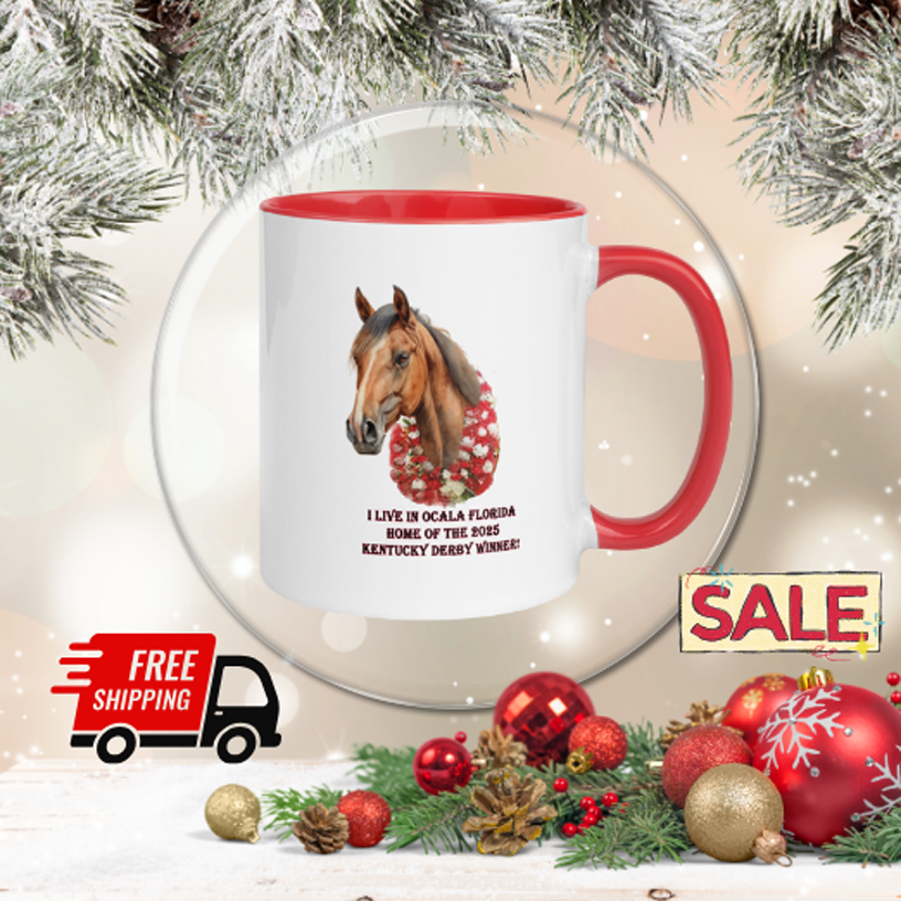 Mug with Color Inside Horses Kentucky Derby Winner