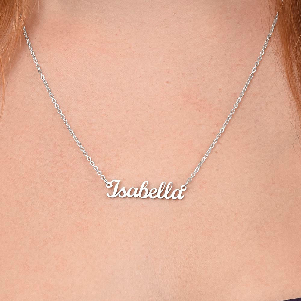 Luxury Personalized Name Necklace for Women – Custom Gold or Silver – A Gift They’ll Treasure Forever