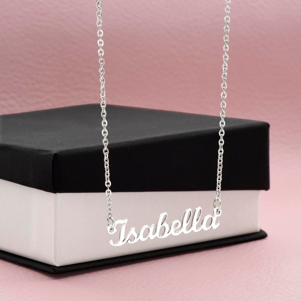 Luxury Personalized Name Necklace for Women – Custom Gold or Silver – A Gift They’ll Treasure Forever