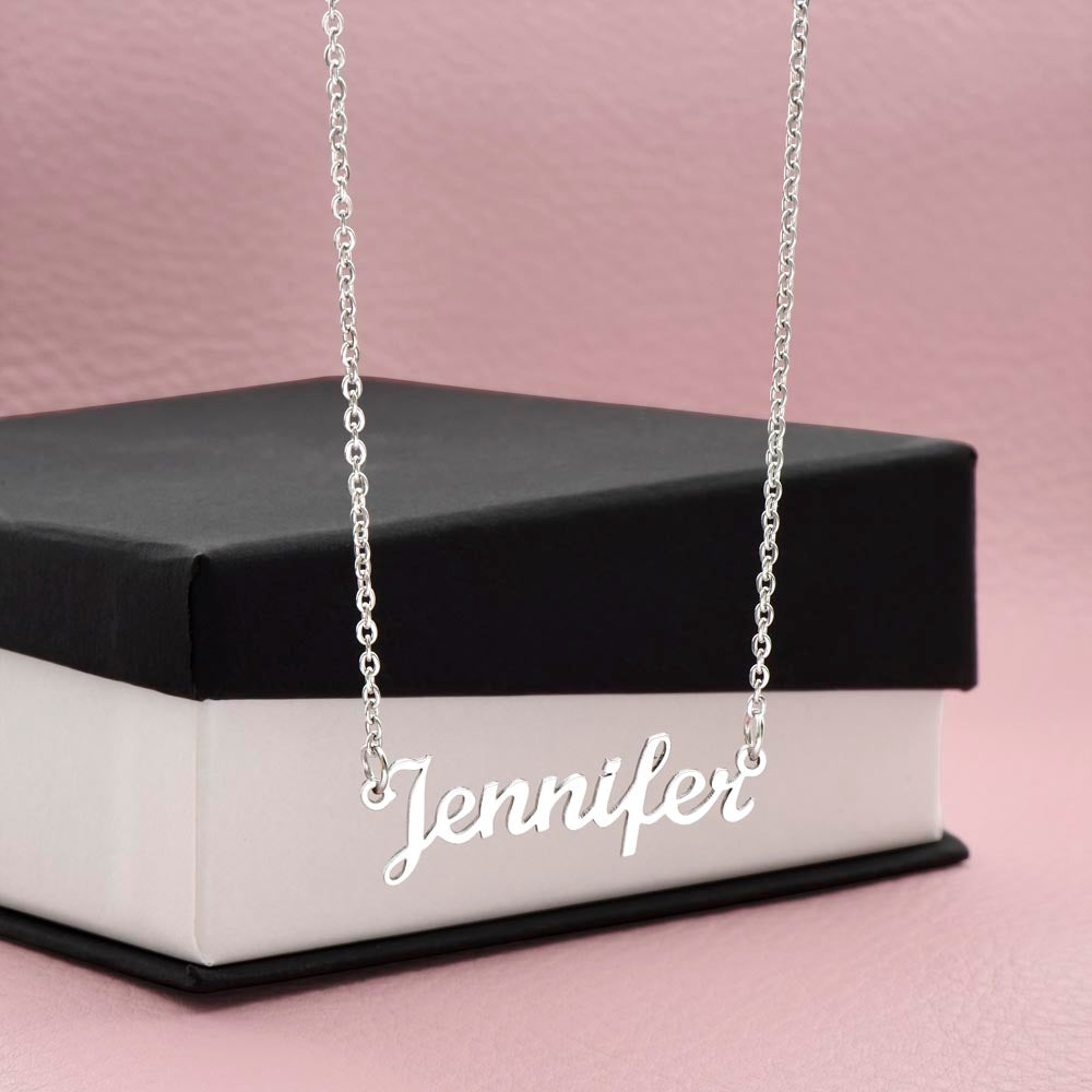 Luxury Personalized Name Necklace for Women – Custom Gold or Silver – A Gift They’ll Treasure Forever