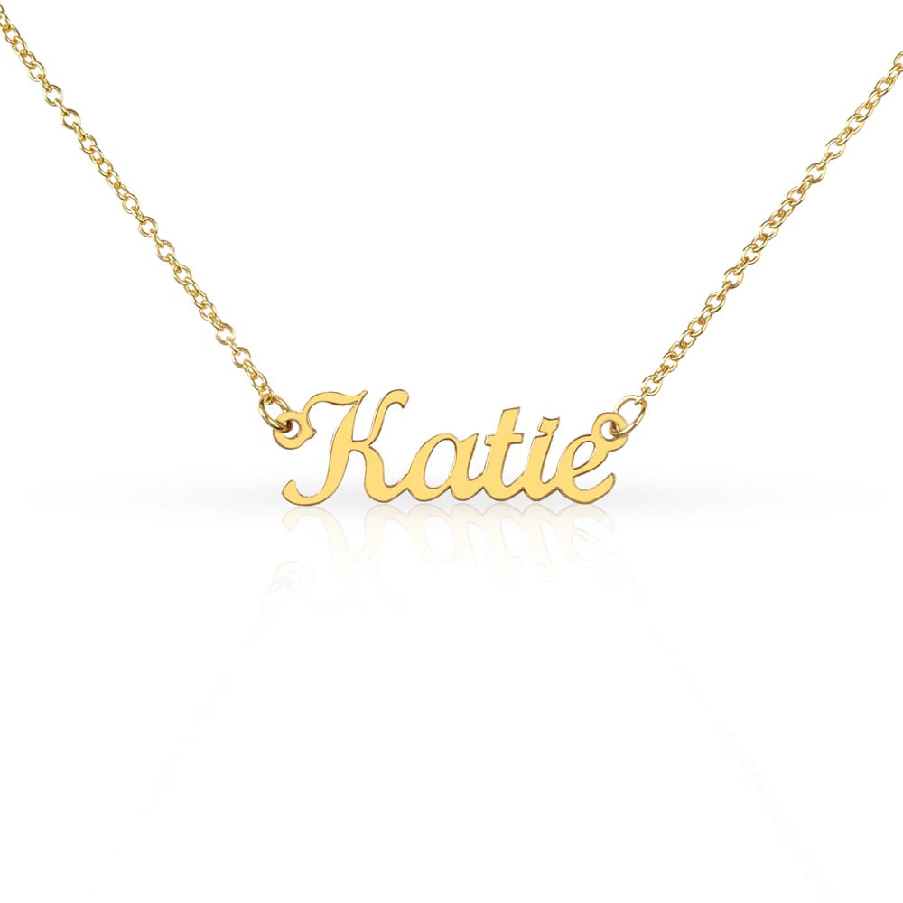 Luxury Personalized Name Necklace for Women – Custom Gold or Silver – A Gift They’ll Treasure Forever