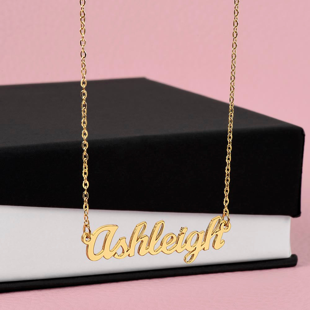 Luxury Personalized Name Necklace for Women – Custom Gold or Silver – A Gift They’ll Treasure Forever