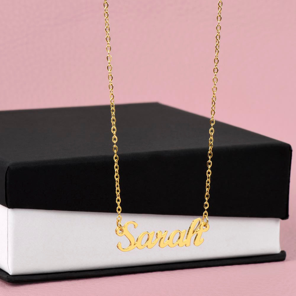 Luxury Personalized Name Necklace for Women – Custom Gold or Silver – A Gift They’ll Treasure Forever