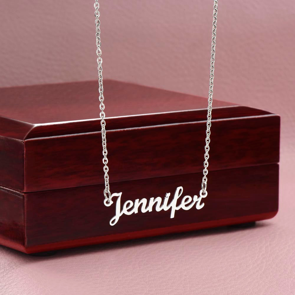 Luxury Personalized Name Necklace for Women – Custom Gold or Silver – A Gift They’ll Treasure Forever
