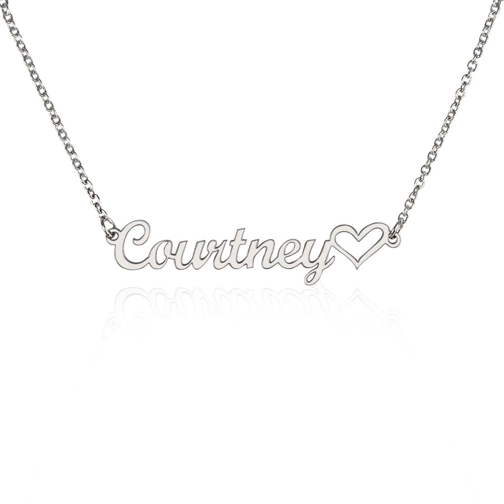 Luxury Personalized Heart Name Necklace — The Gift She’ll Never Want to Take Off