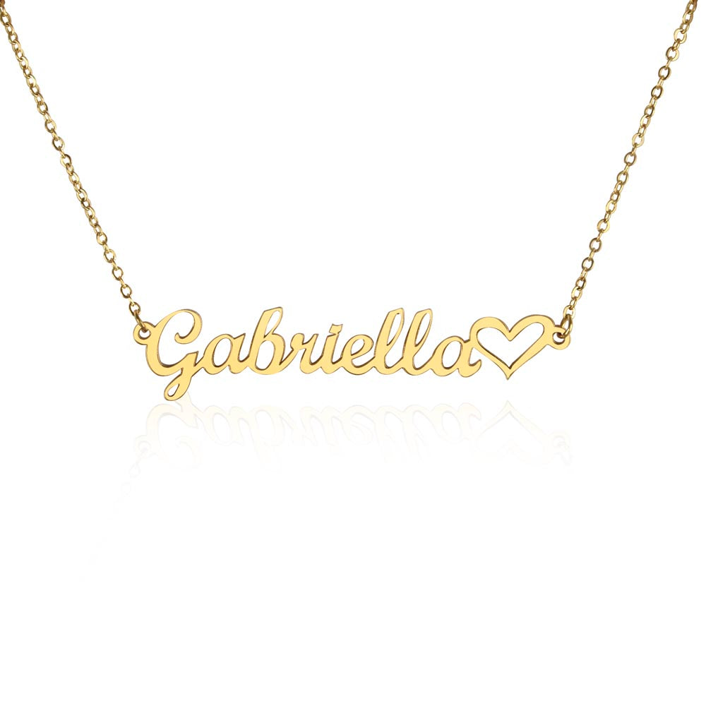 Luxury Personalized Heart Name Necklace — The Gift She’ll Never Want to Take Off