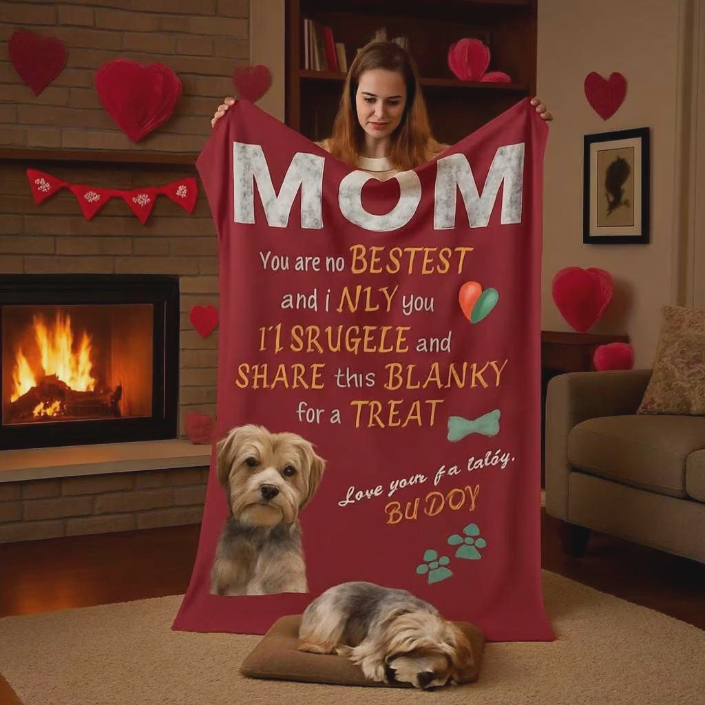 White Sherpa Polar fleece blanket Double layer 60x80 MOM