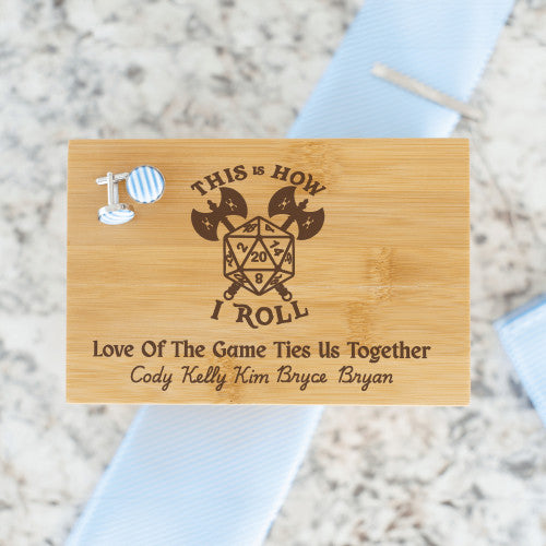 Custom Design D&D Tie Box with kids names