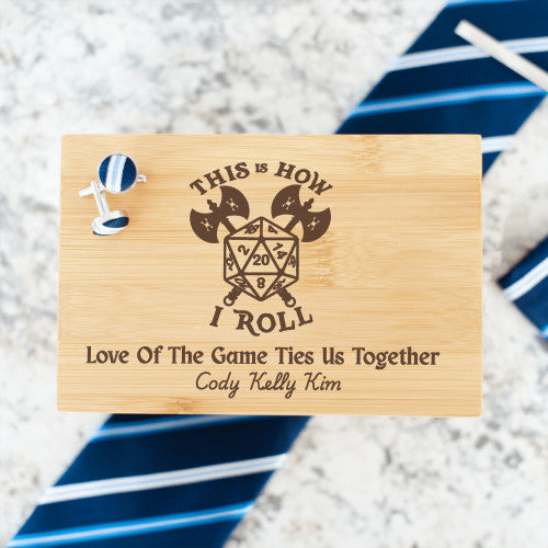 Custom Design D&D Tie Box with kids names