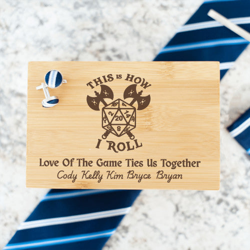 Custom Design D&D Tie Box with kids names