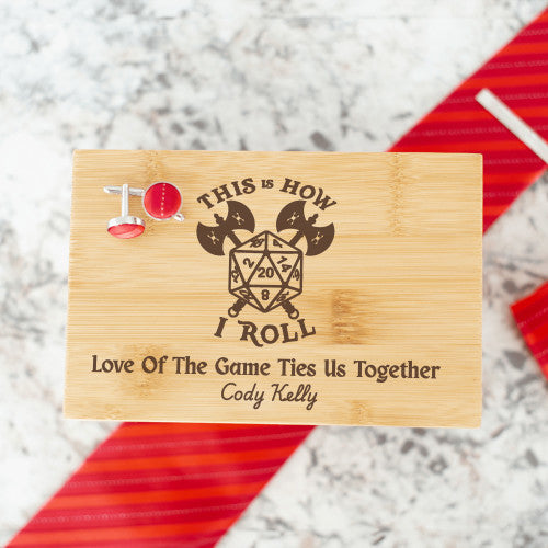 Custom Design D&D Tie Box with kids names