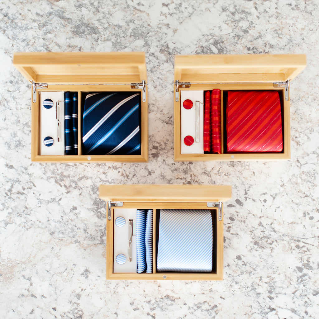 Custom Dad Dog Paws Tie Box