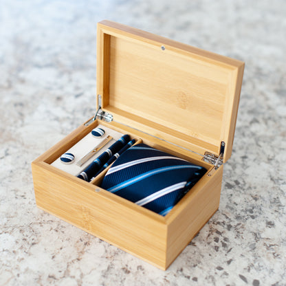 Custom Dad Dog Paws Tie Box