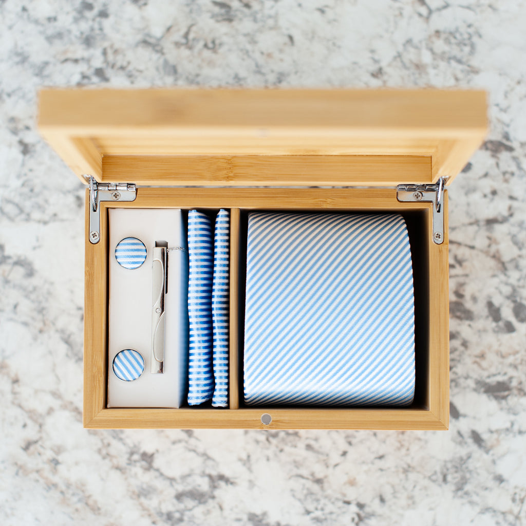 Custom Dad Dog Paws Tie Box