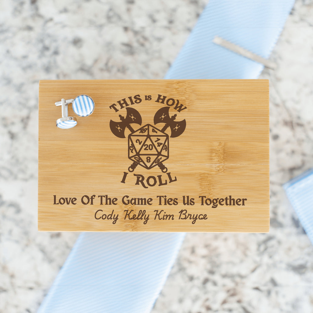 Custom Design D&D Tie Box with kids names