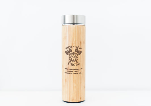 D&D Bamboo Water Bottle