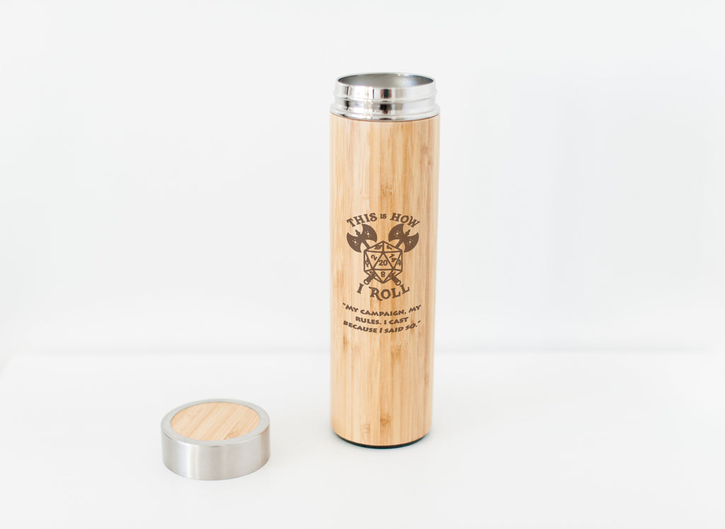 D&D Bamboo Water Bottle