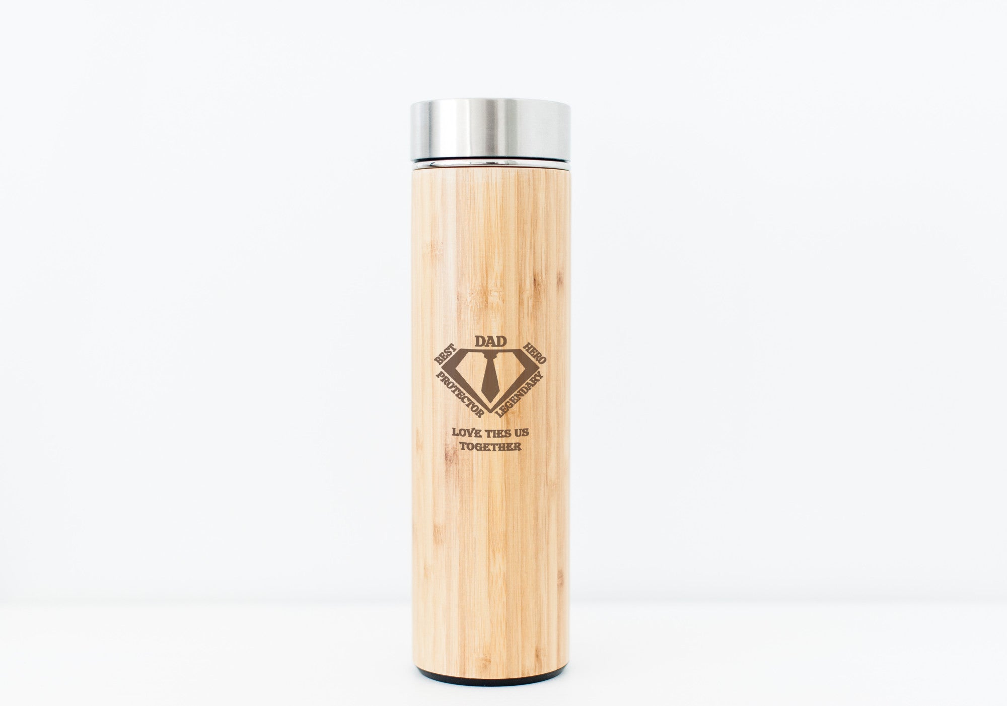 Super DAD Bamboo Water Bottle