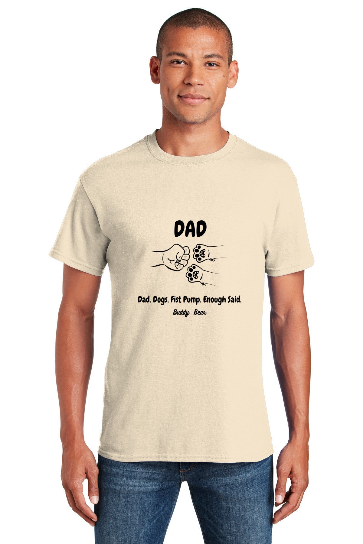 Dad Dog Paws Fist Pump Shirt