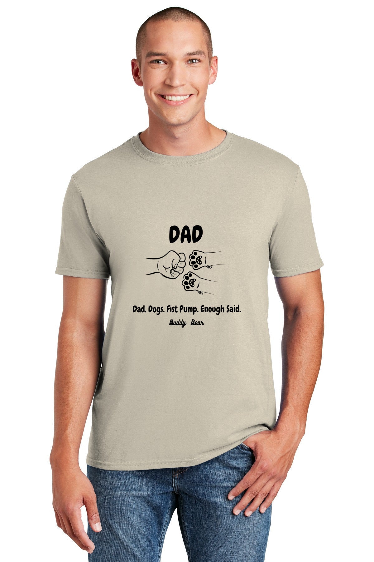 Dad Dog Paws Fist Pump Shirt