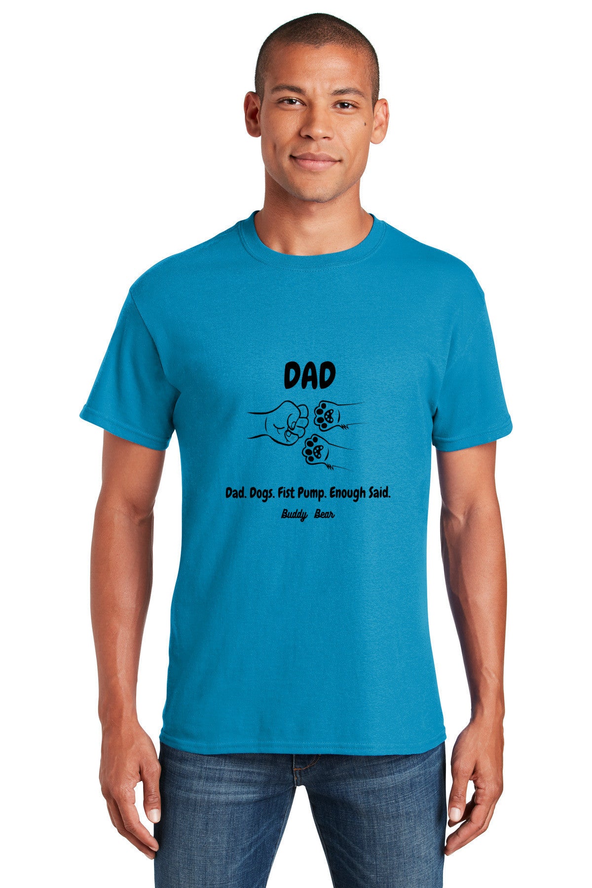 Dad Dog Paws Fist Pump Shirt