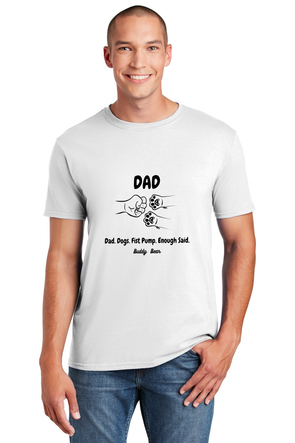 Dad Dog Paws Fist Pump Shirt