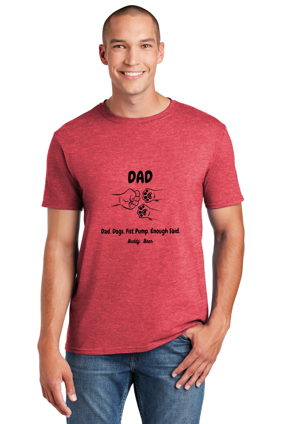 Dad Dog Paws Fist Pump Shirt