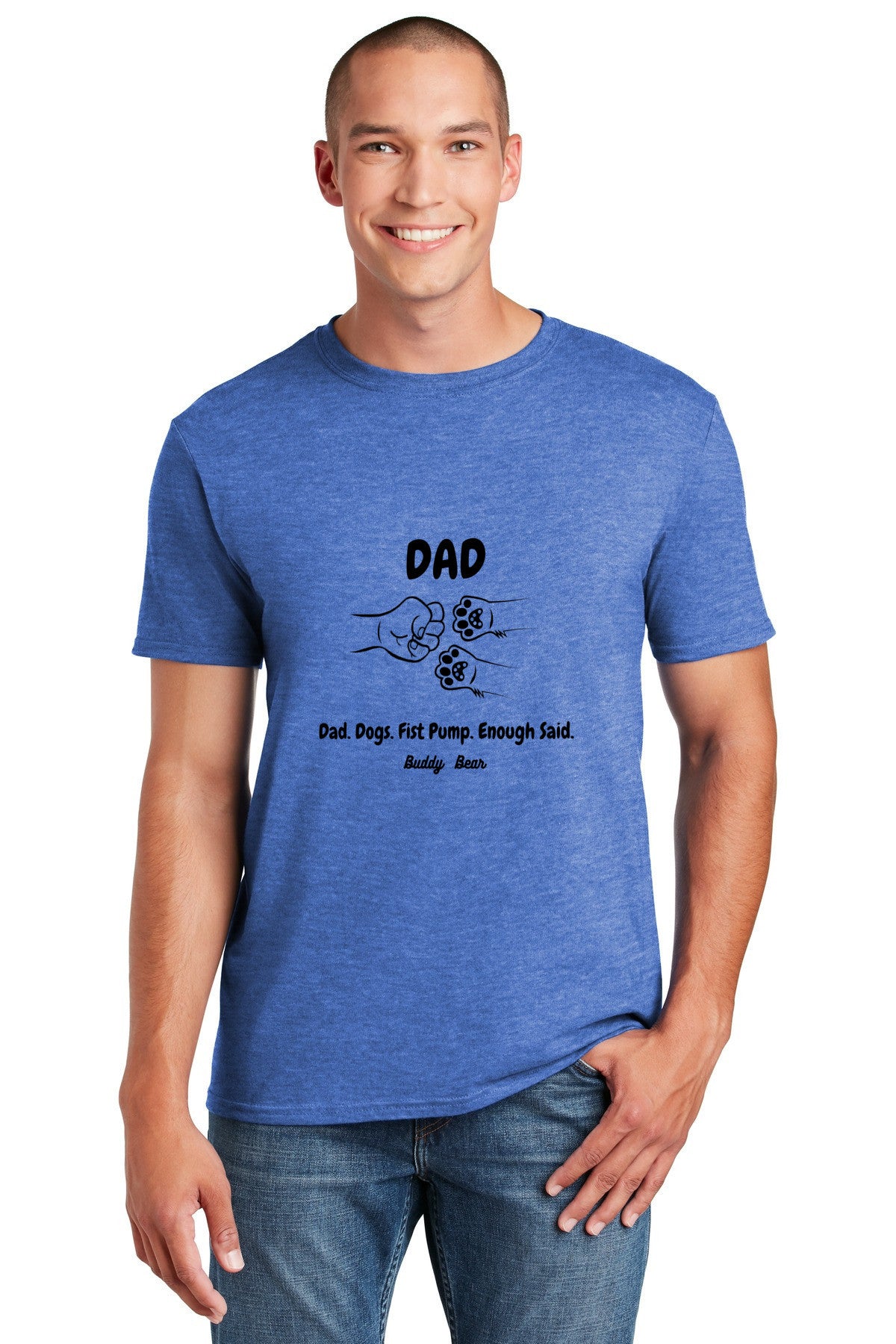 Dad Dog Paws Fist Pump Shirt