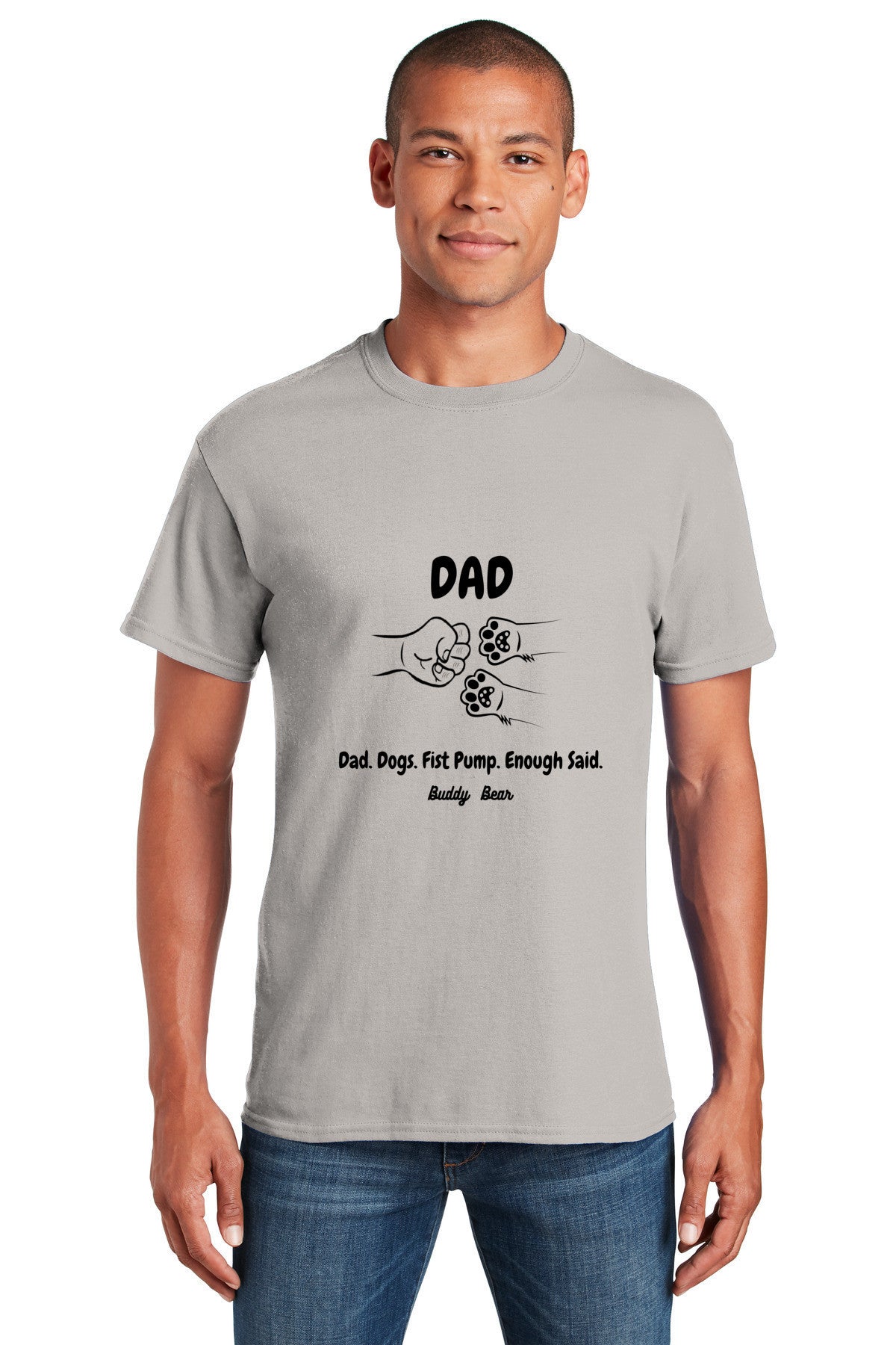 Dad Dog Paws Fist Pump Shirt