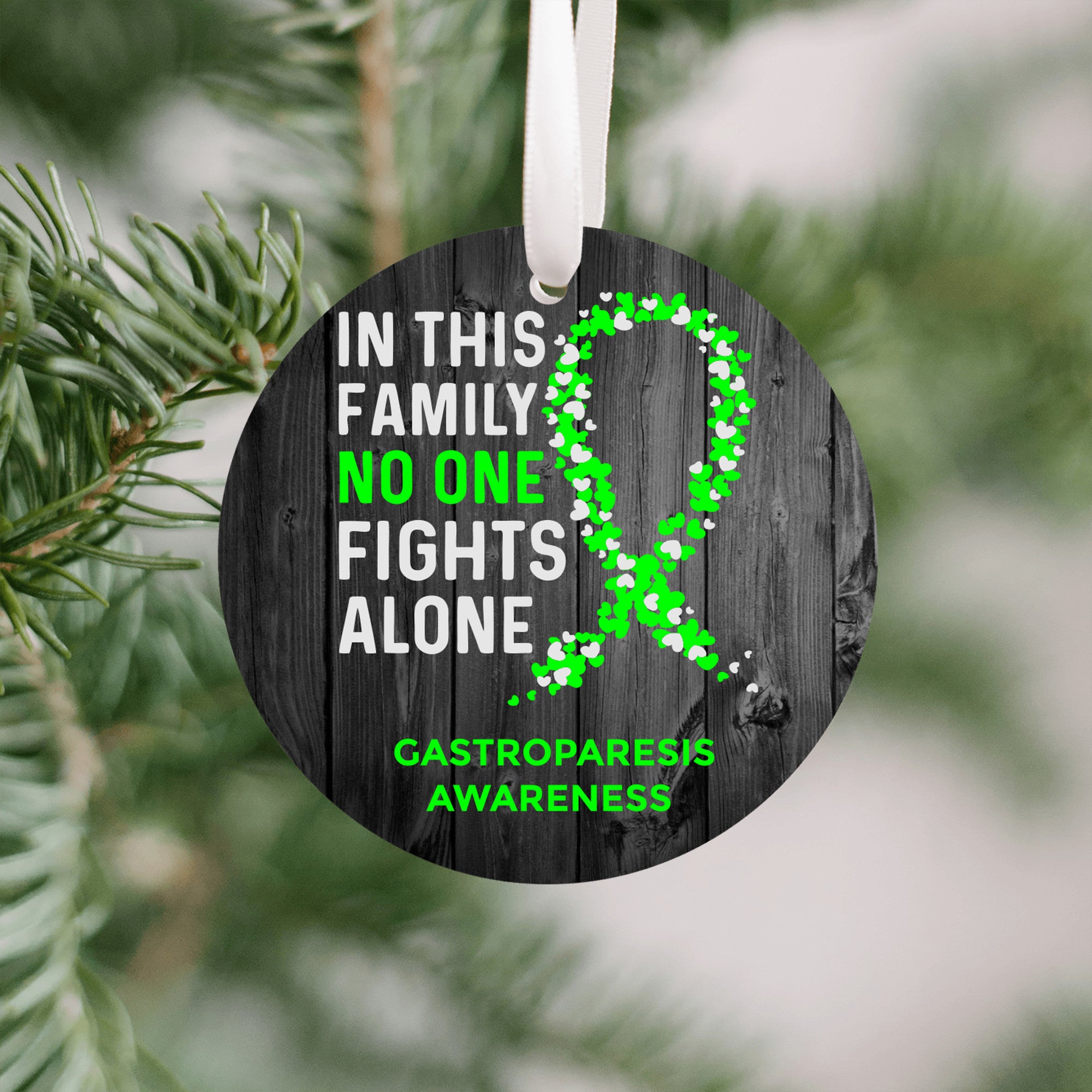Gastroparesis Christmas Ornament