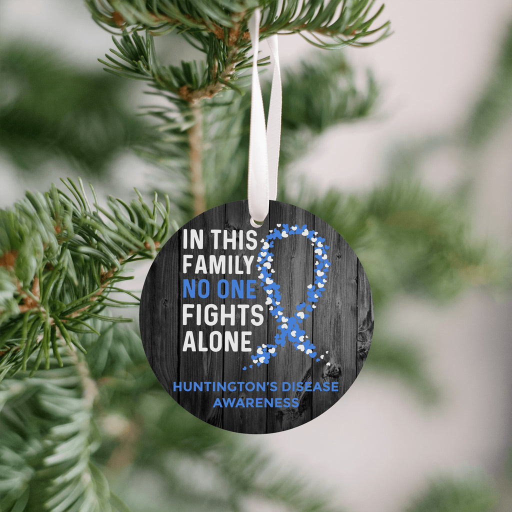Huntington's Disease Awareness Christmas Ornament