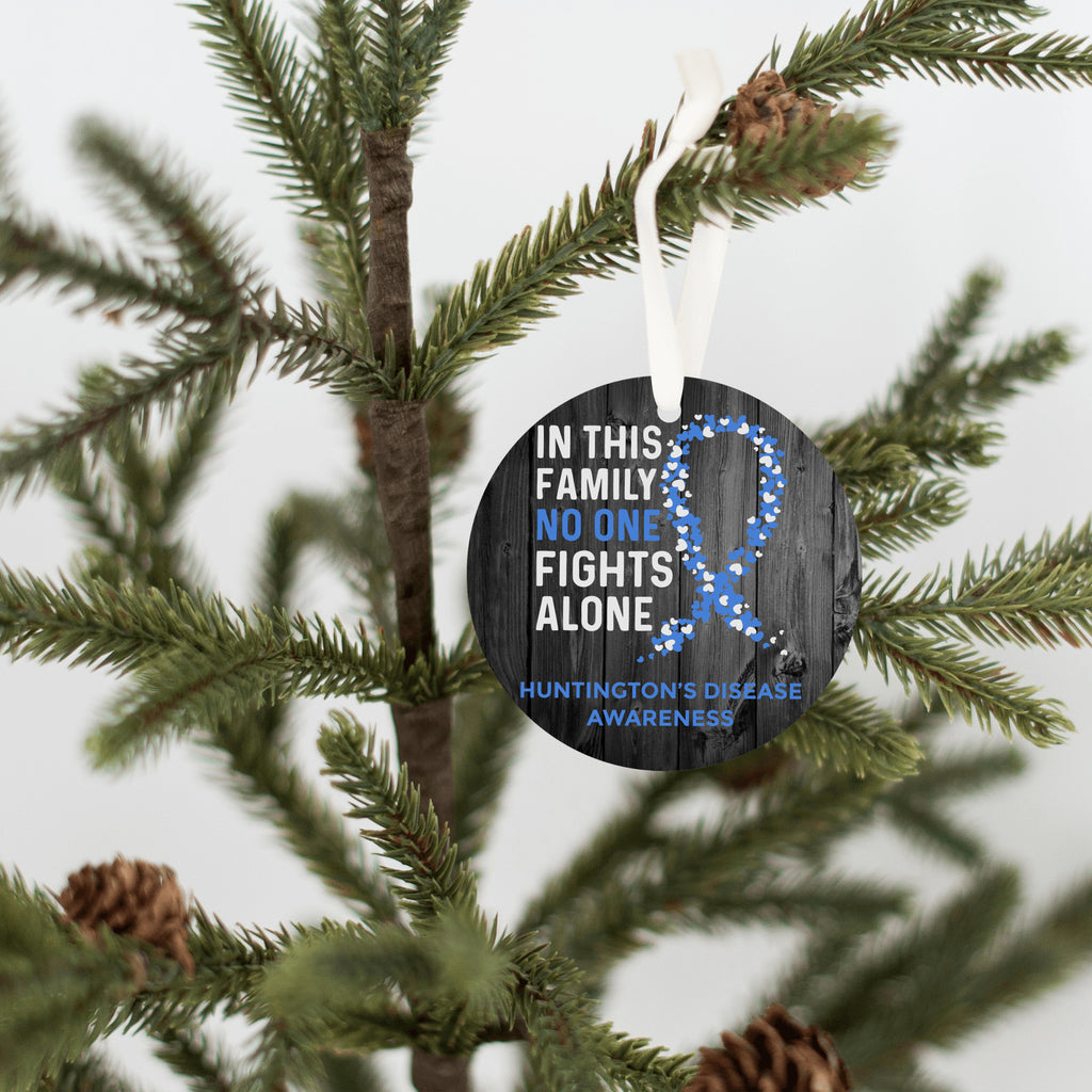 Huntington's Disease Awareness Christmas Ornament