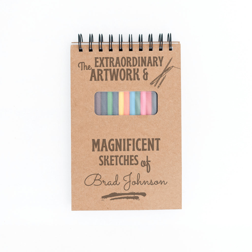Sketch Book The Extraordinary Artwork & Magnificent Sketches of Brad Johnson