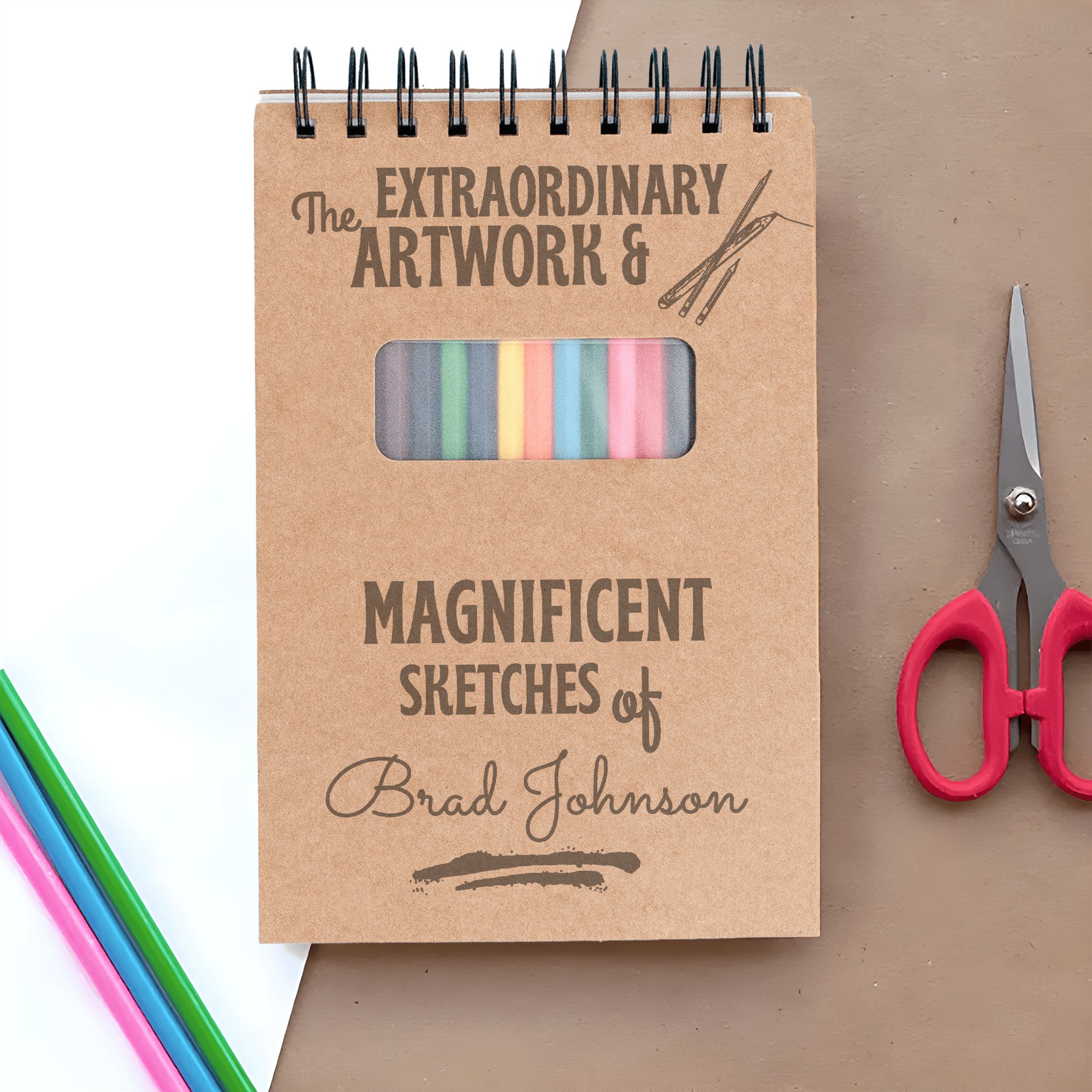 Sketch Book The Extraordinary Artwork & Magnificent Sketches of Brad Johnson