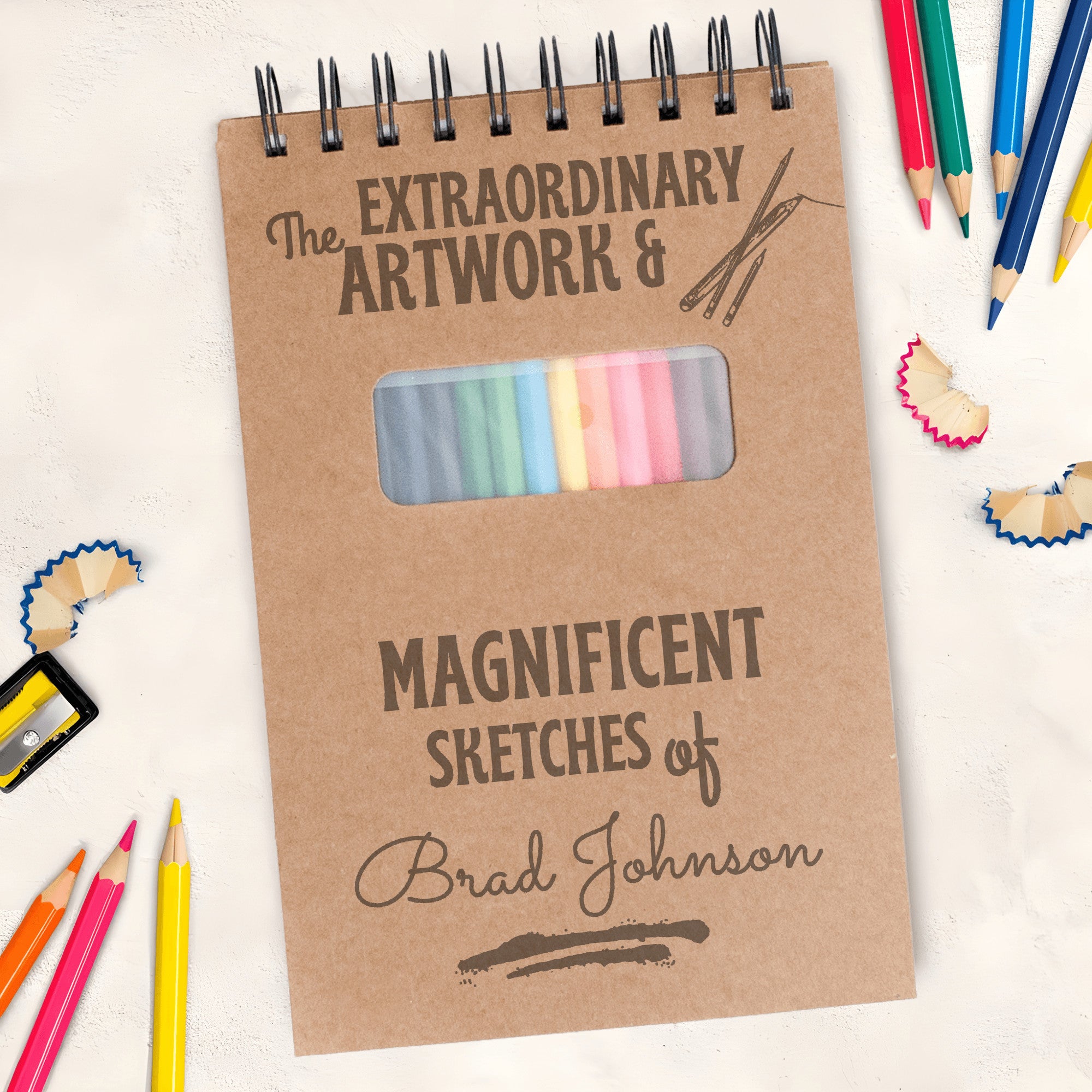Sketch Book The Extraordinary Artwork & Magnificent Sketches of Brad Johnson