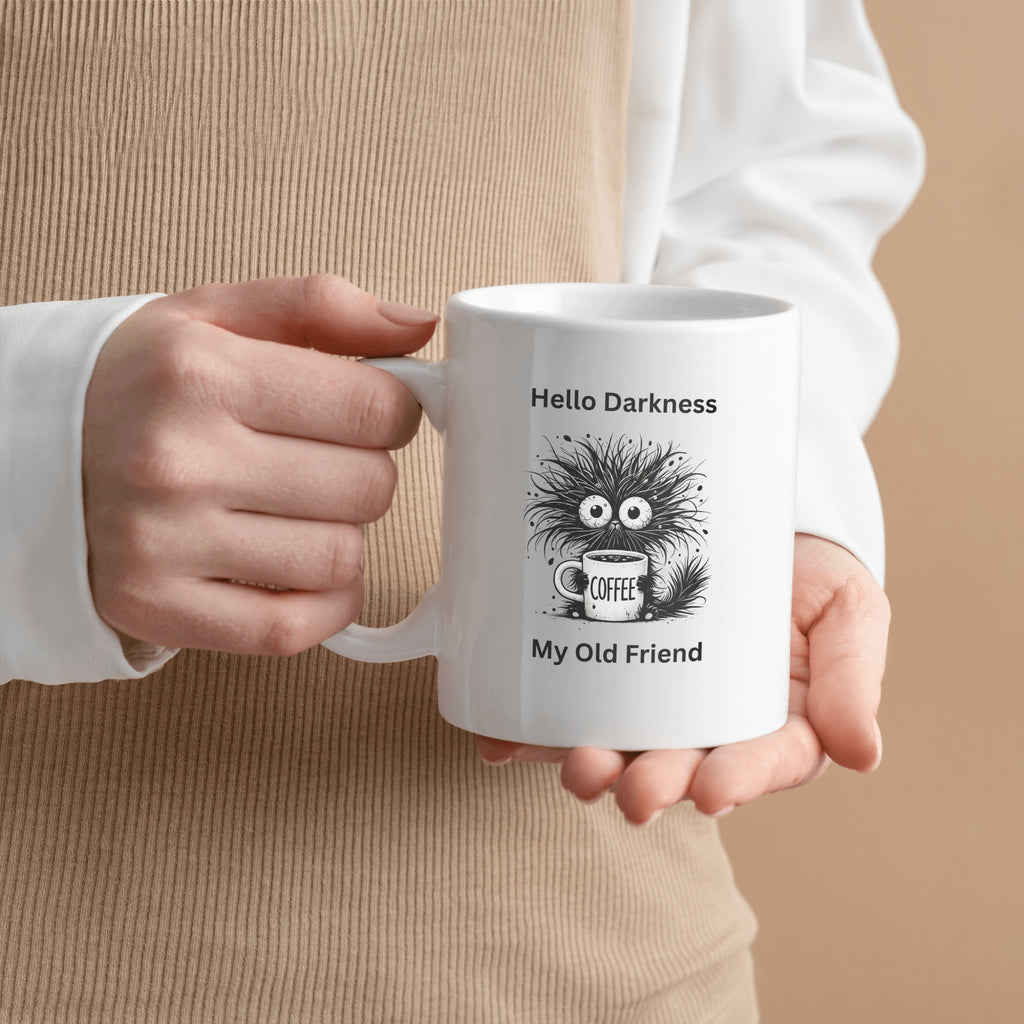Ceramic Mug Hello Darkness My Old Friend