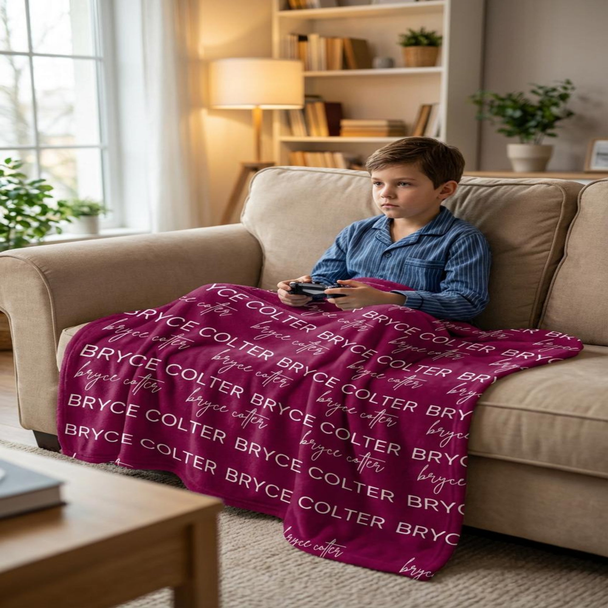 Custom Baby Gift – Personalized Baby Name Blanket, Custom Baby Blanket with Name, Newborn Hospital Blanket, Baby Name Swaddle, Toddler and beyond