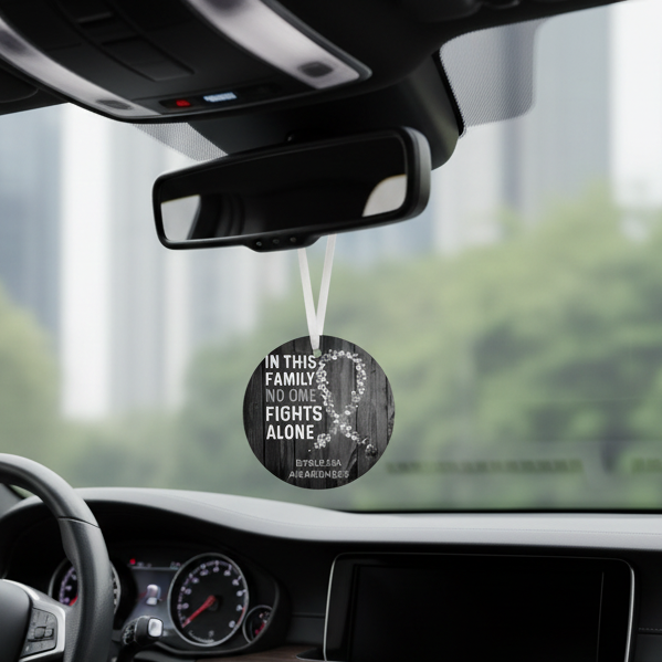 Dyslexia Awareness Christmas Ornament and Car Accessories Rear View Ornament