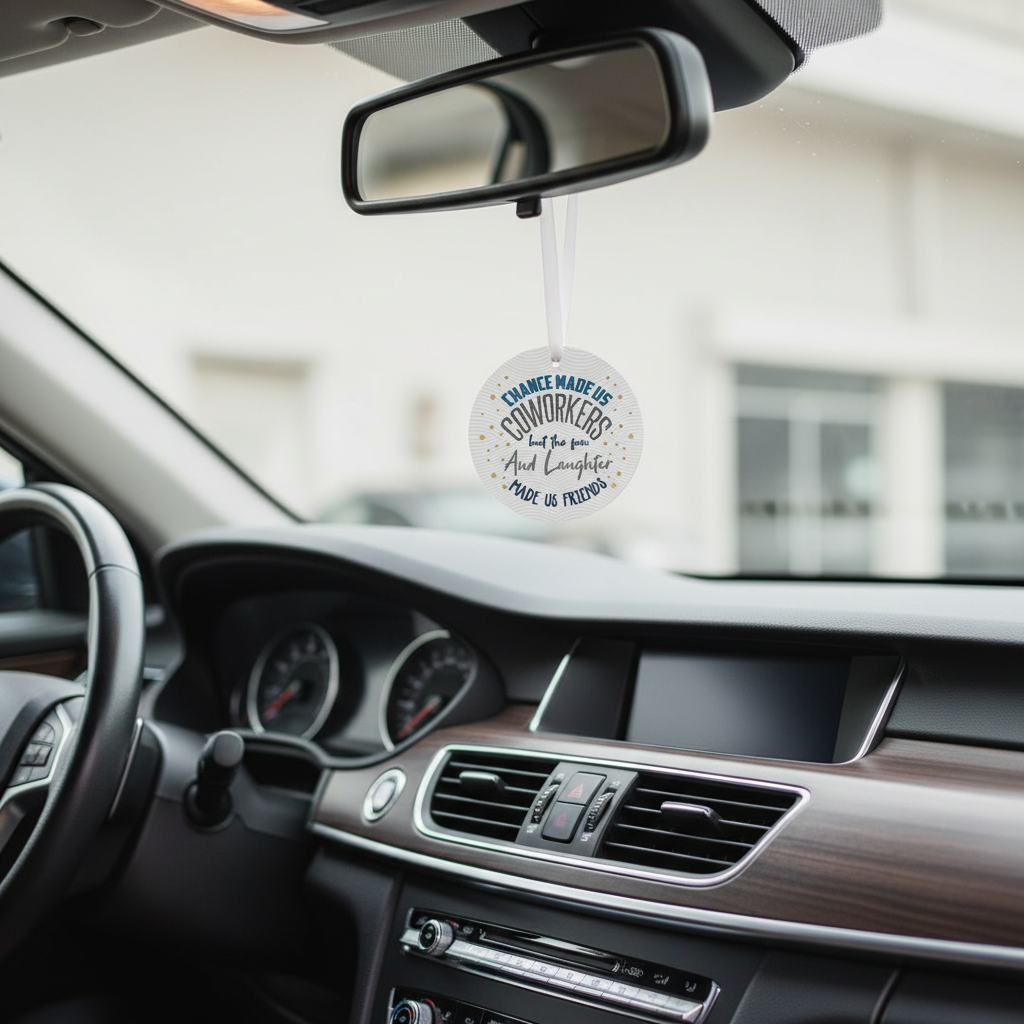 Coworkers Christmas Ornament and Car Accessories Tear View Mirror Ornament