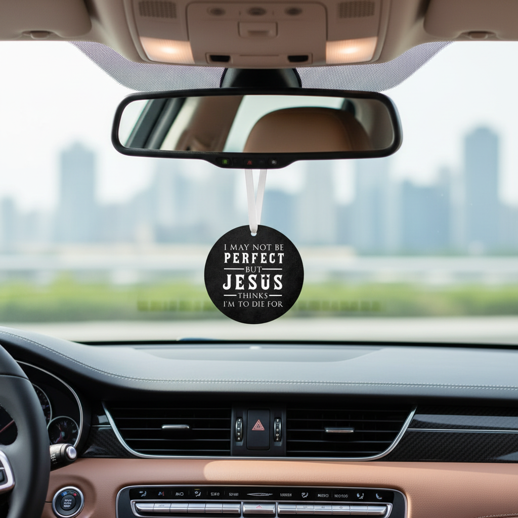 To Die For Jesus Christmas Ornament and Car Accessorie