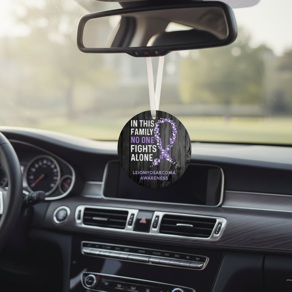 Leiomyosarcoma Awareness Christmas Ornament and Car Accessories Rear View Mirror Ornament