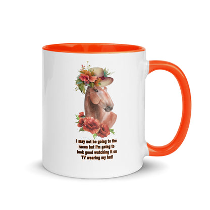 Mug with Color Inside Horse with Hat